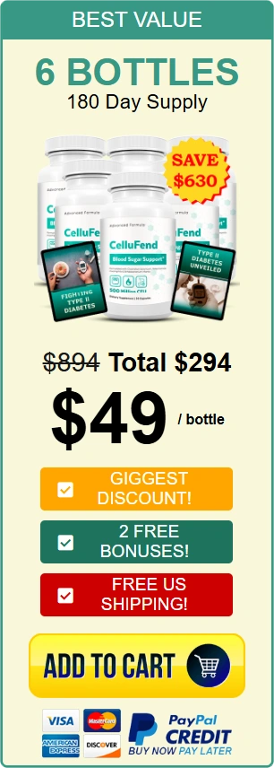 CelluFend 6 bottle price 